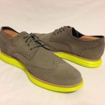 Cole Haan “Lunargrand” Wingtip Grey/Yellow Sz 10 $248 NEW!!