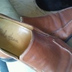 COLE HAAN Mens CITY Brown LEATHER Slip On Dress Shoe Loafer SIZE 9.5 M – NICE