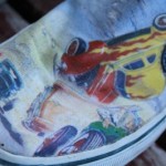 LIMITED Robert Robt Williams Slip-on shoes VANS classic hotrod mens 4 Womens 5.5