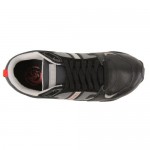 Diesel Mens Gunner Black Casual Leather Lace Up Sneakers Shoes