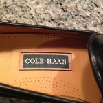 COLE HAAN BLACK LEATHER TASSLE LOAFERS MENS 9 1/2 D,M – MINT CONDITION