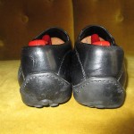 BLACK COLE HAAN STUDIO DRIVING LOAFERS SIZE 9.5M MADE IN ITALY