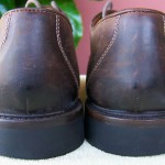 COLE HAAN Brown Distressed Oiled Leather Plain Toe Oxfords/Shoes 11½ M