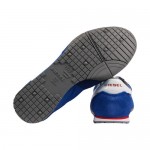 Diesel Mens Spin Blue Casual Leather Lace Up Sneakers Shoes