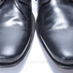 COLE HAAN 10.5 M black leather C09628 PLAIN TOE OXFORD lace-up casual shoe NEW