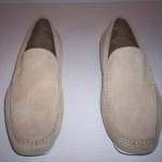 Hugo Boss Men’s Drefin Suede Loafers Driving Shoes Medium Beige Size 9.5 $195