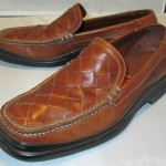 COLE HAAN WOVEN LEATHER LOAFERS NIKE AIR MENS SIZE 10 M – EXCELLENT!!