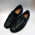 COLE HAAN MEN’S DRIVING MOC BLACK LEATHER LOAFER SHOES SIZE 13M