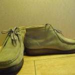 clarks wallabees beige suede sz 10 M rare vintage wu casual sand clark’s shoes