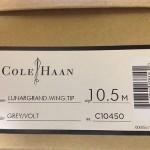 Men’s Cole Haan Lunargrand Leather Wingtip Brown Grey/Volt 10.5M New w/ box