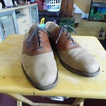 COLE HAAN SUEDE OXFORDS SADDLE SIZE 11.5 D