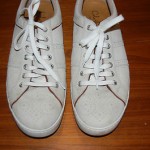 Cole Haan AIR COURT Oxfords Shoes Sneakers Mens 11.5 Ivory Leather Brown Trim