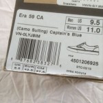 Vans Men’s Era Duck Camo 9.5 Captains Blue California Men’s Worn Once