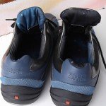 HUGO BOSS BOSS ORANGE Azure blue dress sneakers with platinnum inserts sz 11.5M