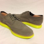 Cole Haan “Lunargrand” Wingtip Grey/Yellow Sz 10 $248 NEW!!