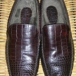 Cole Haan Men’s Brown Leather Moc Croc Loafer Slipper Shoes (Size 13)