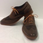 Cole Haan Air Colton Casual Wingtip Dark Brown Suede Leather Mens Shoe Sz 9.5 M