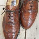 Cole Haan Mens Dress Shoes Sz Size 10.5D Brown Leather Casual Wing Tip Oxfords