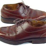 Cole Haan Brown Leather Oxfords Mens Shoes Size 8M US Made in Spain