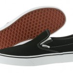 NEW Vans Classic Slip-On VN-0EYEBLK Black White Authentic Canvas Shoes Men