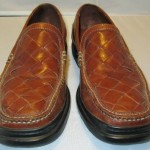 COLE HAAN WOVEN LEATHER LOAFERS NIKE AIR MENS SIZE 10 M – EXCELLENT!!