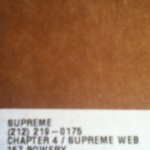 SUPREME/VANS LAMPIN %100 Authentic Size 10