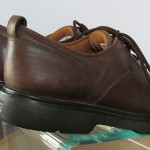 Mens sz 10 M brown leather Timberland lace tie oxford casual work shoes