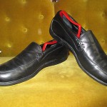 BLACK COLE HAAN STUDIO DRIVING LOAFERS SIZE 9.5M MADE IN ITALY