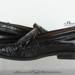 Mens Cole Haan Stylish Black Leather Loafers/Moccasins Shoes Sz. 5 M