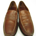 COLE HAAN MENS SLIP ON LOAFER SHOE SIZE 8.5 M BROWN LEATHER