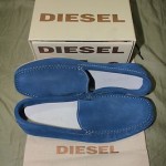 DIESEL suede leather loafers/driving shoes
