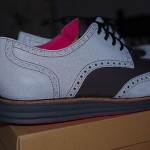 New Cole Haan Fragment LUNARGRAND WINGTIP 3M Reflective Gray Shoes SZ 11 Rare
