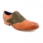 Cole Haan Air Colton.Saddle Mens Size 8.5 Brown Leather Oxfords Shoes