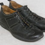 COLE HAAN Nike Air black leather walking/casual shoes sneakers Men’s sz 8.5 M