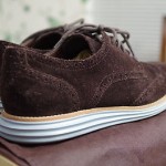 Cole Haan Fragment LUNARGRAND WINGTIP Moro Brown Suede Shoes 10.5 Rare Limited