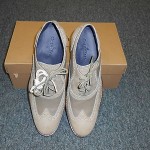 New Cole Haan Air Colton Casual Wingtip Khaki/White 11M