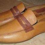 Mens Cole Haan Tan All Leather Classic Driving Loafers sz 10.5 M