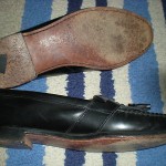 Cole Haan Mens Black Leather Tassle Loafers. Sz 12 D. Nice!!!