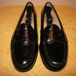 Beautiful Men’s Black Leather COLE HAAN Penny Loafers Size 10.5 D  # 3503