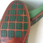MENS Cole Haan Nike Air Green/Brown Leather Oxford Shoes sz 11.5 M Good! !