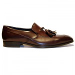 $345 Hugo Boss ITALY Brown Tassel Loafers Dress Mens Shoes 12 45 Casual Formal