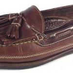 COLE HAAN Mens Brown LEATHER COUNTRY Kiltie Tassle Slip On Loafer Shoes SZ 8.5 M