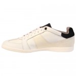 Diesel Mens Chill Out White Casual Leather Lace Up Sneakers Shoes
