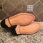 COLE HAAN BLACK LEATHER TASSLE LOAFERS MENS 9 1/2 D,M – MINT CONDITION