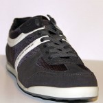 $225 Hugo Boss ORANGE Label Sneakers Mens Grey Shoes 12 45 Trainers Walking .5