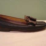 Mens COLE HAAN Brown and Black Loafers Size 9.5
