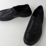 PRIVO By Clarks Mens Shoes Size 11.5 M  Black Leather Slip-on  Loafers.