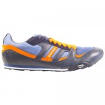 Diesel Mens Gunner Blue Orange Casual Leather Lace Up Sneakers Shoes