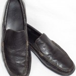 Cole Haan “Vibram” Mens Black Leather Casual Loafers Shoes Sz. 11.5