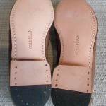 MENS COLE HAAN DRESS SHOES SIZE 9C LIGHT BROWN LEATHER SLIP ON BUCKLE LOAFERS
